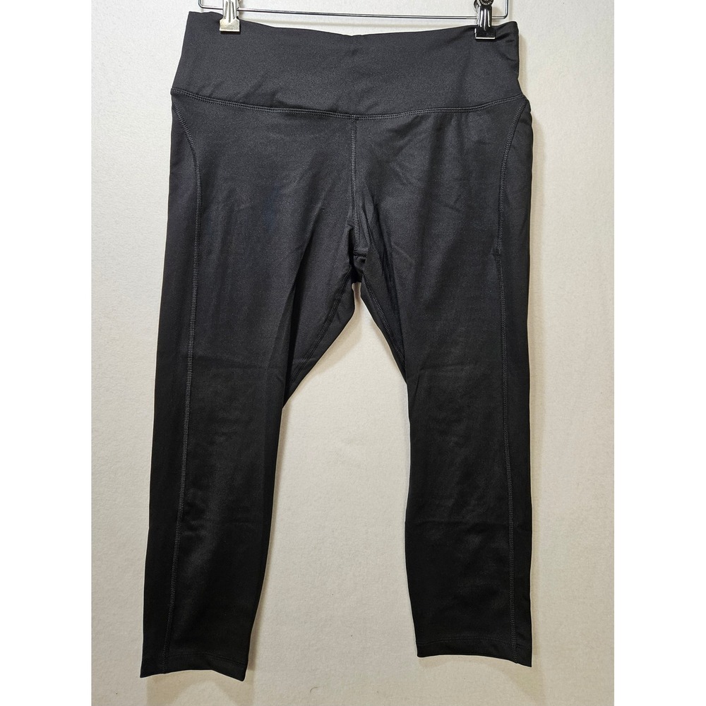 Nike Fast Women's Mid-Rise Crop Length Running Tights LG, Black, CZ9238-010, NWT